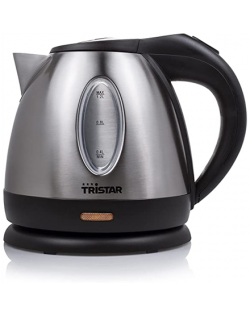 Tristar Jug Kettle WK-1323 Standard, 1500 W, 1.2 L, Stainless steel, 360° rotational base, Silver