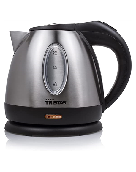 Tristar Jug Kettle WK-1323 Standard, 1500 W, 1.2 L, Stainless steel, 360° rotational base, Silver