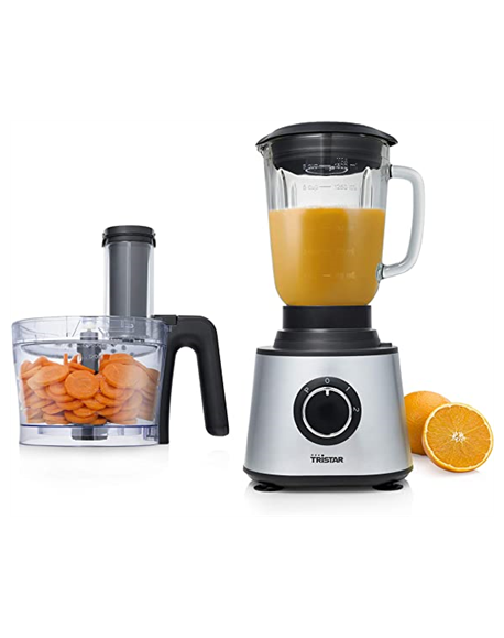 Tristar Food Processor MX-4823 600 W, Bowl capacity 1.5 L, Number of speeds 2, Silver