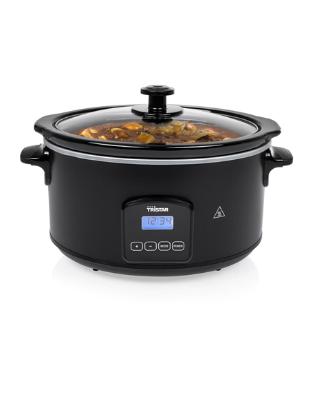 Tristar Digital Slowcooker VS-3920 210 W, Stainless steel, 4.5 L, Number of programs 4, Black