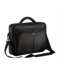 Targus Classic+ Fits up to size 15.6 ", Black/Red, Shoulder strap, Messenger - Briefcase