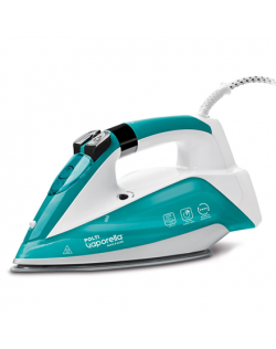 Polti Iron PLEU0252 Vaporella Quick & Slide QS210 Steam Iron, 2400 W, Water tank capacity 350 ml, Continuous steam 40 g/min, Whi