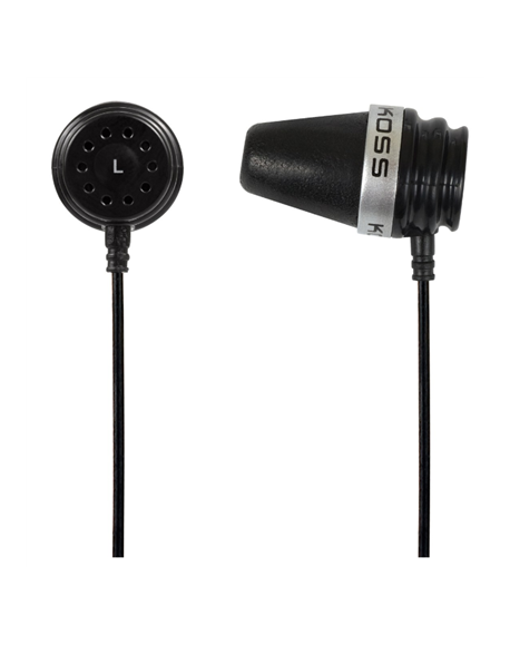 Koss Headphones Sparkplug In-ear, 3.5 mm, Black, Noice canceling,