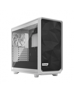 Fractal Design Meshify 2 Lite TG Clear White, E-ATX, Power supply included No