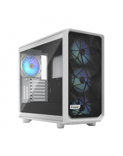 Fractal Design Meshify 2 RGB TG Clear Tint White, E-ATX, Power supply included No