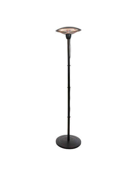 SUNRED Heater BAR-1500S, Barcelona Bright Standing Infrared, 1500 W, Black