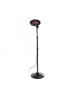 SUNRED Heater SMQ2000A, Elekra Quartz Standing Infrared, 2000 W, Black