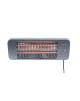 SUNRED Heater LUG-2000W, Lugo Quartz Wall Infrared, 2000 W, Grey