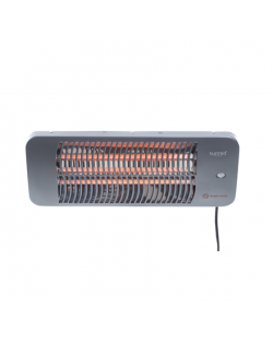 SUNRED Heater LUG-2000W, Lugo Quartz Wall Infrared, 2000 W, Grey