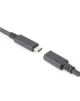 Digitus USB Type-C Extension Cable AK-300210-020-S USB Male 2.0 (Type C), USB Female 2.0 (Type C), Black, 2 m