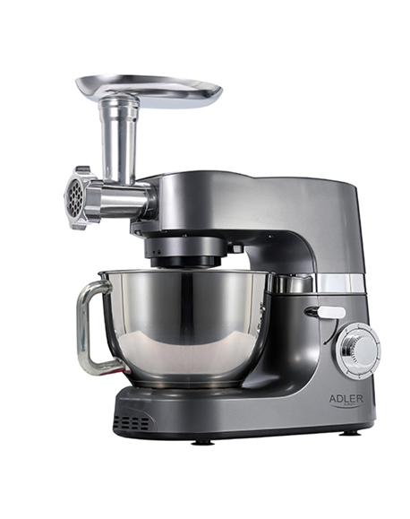 Adler Planetary Food Processor AD 4221 1200 W, Bowl capacity 7 L, Number of speeds 6, Meat mincer, Steel