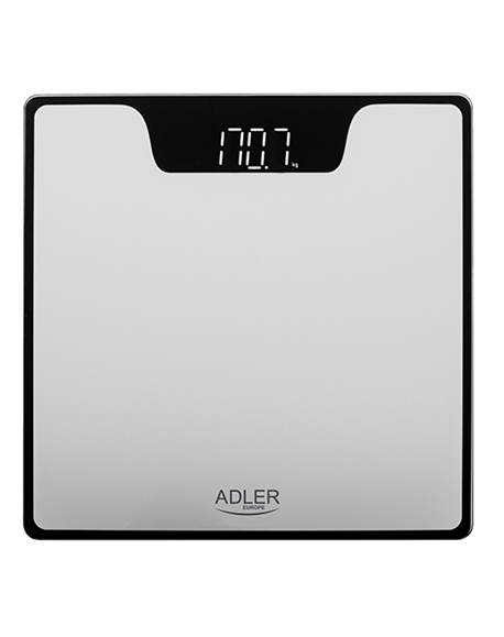 Adler Bathroom Scale AD 8174s Maximum weight (capacity) 180 kg, Accuracy 100 g, Silver