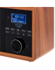 Adler Radio DAB+ Bluetooth AD 1184 Display LCD, Black/Brown, Alarm function