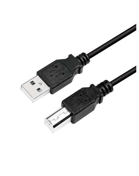 Logilink CU0007B USB 2.0 cable 2 m, USB 2.0 B (male), USB 2.0 A (male)