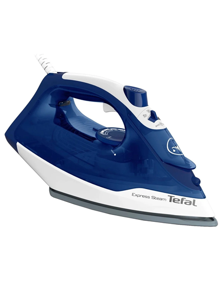 TEFAL FV2838E0 Steam Iron, 2400 W, Water tank capacity 270 ml, Continuous steam 40 g/min, Blue/White