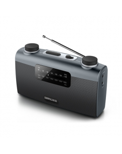 Muse Portable radio M-058R Black, AUX in