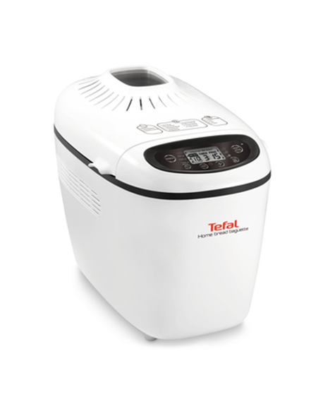 TEFAL Bread maker PF610138 Power 1600 W, Number of programs 16, Display LCD, White