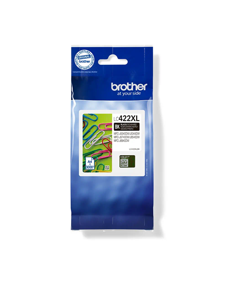 Brother LC422XLBK Ink Cartridge, Black