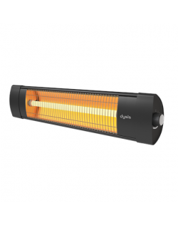 Simfer Indoor Thermal Infrared Quartz Heater Dysis HTR-7407 Infrared, 2300 W, Suitable for rooms up to 23 m², Black