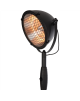 SUNRED Heater RSS19, Indus Bright Standing Infrared, 2100 W, Black