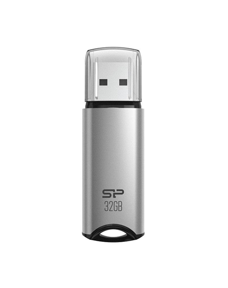 Silicon Power USB Flash Drive Marvel Series M02 32 GB, Type-A USB 3.2 Gen 1, Silver