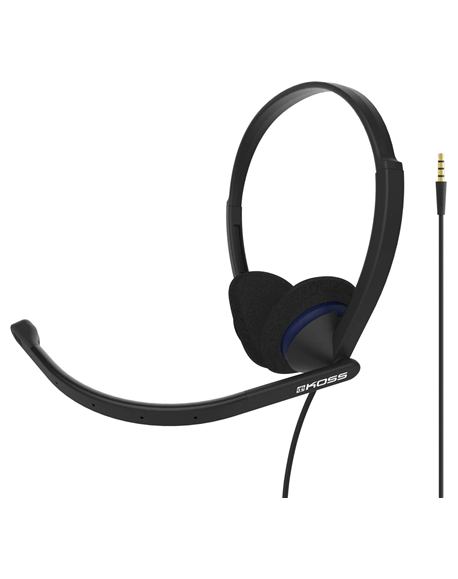 Koss Communication Headsets CS200i On-Ear, Microphone, Noice canceling, 3.5 mm, Black