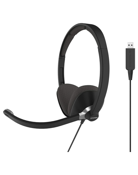 Koss USB Communication Headsets CS300 On-Ear, Microphone, Noice canceling, USB, Black