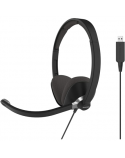 Koss USB Communication Headsets CS300 On-Ear, Microphone, Noice canceling, USB, Black