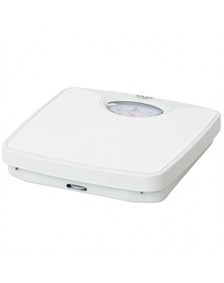 Adler Mechanical bathroom scale AD 8151w Maximum weight (capacity) 130 kg, Accuracy 1000 g, White