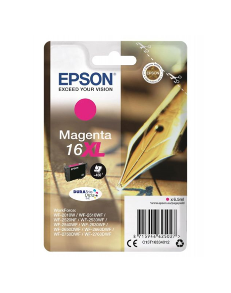 Epson 16XL Ink Cartridge, Magenta