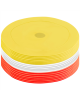 Pure2Improve Rubber Training Markers Red/White/Yellow