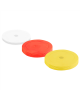 Pure2Improve Rubber Training Markers Red/White/Yellow