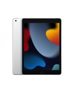 Apple iPad 10.2" 9th Gen Silver, Retina IPS LCD, A13 Bionic, 3 GB, 64 GB, 4G, Wi-Fi, 12 MP, 8 MP, Bluetooth, 4.2, iPadOS, 15, 16