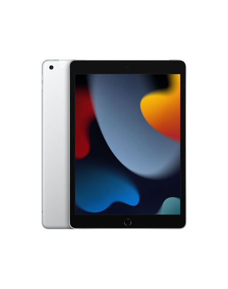 Apple iPad 10.2" 9th Gen Silver, Retina IPS LCD, A13 Bionic, 3 GB, 64 GB, 4G, Wi-Fi, 12 MP, 8 MP, Bluetooth, 4.2, iPadOS, 15, 16