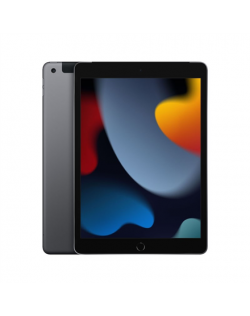 Apple iPad 10.2" 9th Gen Space Grey, Retina IPS LCD, A13 Bionic, 3 GB, 64 GB, 4G, Wi-Fi, 12 MP, 8 MP, Bluetooth, 4.2, iPadOS, 15