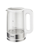 Mesko Kettle MS 1301w Electric, 1850 W, 1.7 L, Glass/Stainless steel, 360° rotational base, White