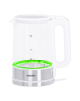 Mesko Kettle MS 1301w Electric, 1850 W, 1.7 L, Glass/Stainless steel, 360° rotational base, White