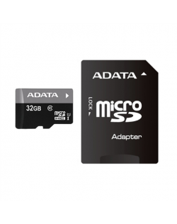 ADATA Premier UHS-I 32 GB, MicroSDHC, Flash memory class 10, Adapter