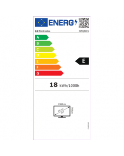 LG Monitor 24TQ510S-PZ 23.6 ", VA, HD, 1366 x 768, 16:9, 14 ms, 250 cd/m², Black, 60 Hz, HDMI ports quantity 2