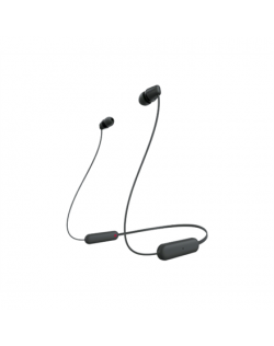 Sony WI-C100 Wireless In-Ear Headphones, Black