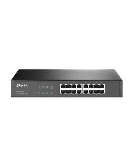 TP-LINK Switch TL-SG1016D Unmanaged, Desktop/Rackmount, 10/100 Mbps (RJ-45) ports quantity 16