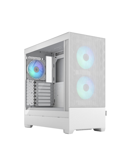 Fractal Design Pop Air RGB White TG Clear Tint, ATX, mATX, Mini ITX, Power supply included No