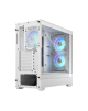 Fractal Design Pop Air RGB White TG Clear Tint, ATX, mATX, Mini ITX, Power supply included No