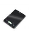 Caso Kitchen scale Slim Maximum weight (capacity) 5 kg, Graduation 1 g, Black