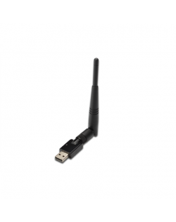 Digitus Wireless 300N USB 2.0 adapter, 300Mbps Realtek 8192 2T/2R, external Antenna, with WPS 300 Mbit/s