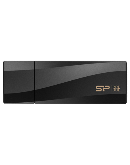 Silicon Power USB Flash Drive Blaze Series B07 16 GB, Type-A USB 3.2 Gen 1, Black