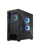 Fractal Design op Air RGB Black TG Clear Tint, ATX, mATX, Mini ITX, Power supply included No