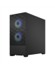 Fractal Design op Air RGB Black TG Clear Tint, ATX, mATX, Mini ITX, Power supply included No