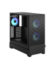 Fractal Design op Air RGB Black TG Clear Tint, ATX, mATX, Mini ITX, Power supply included No