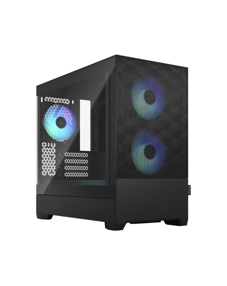 Fractal Design Pop Mini Air RGB Black TG Clear Tint, mATX, Mini ITX, Power supply included No